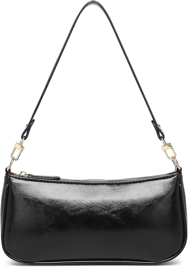 Barabum Retro Classic Clutch Shoulder Tote HandBag with Zipper Closure for Women | Amazon (US)