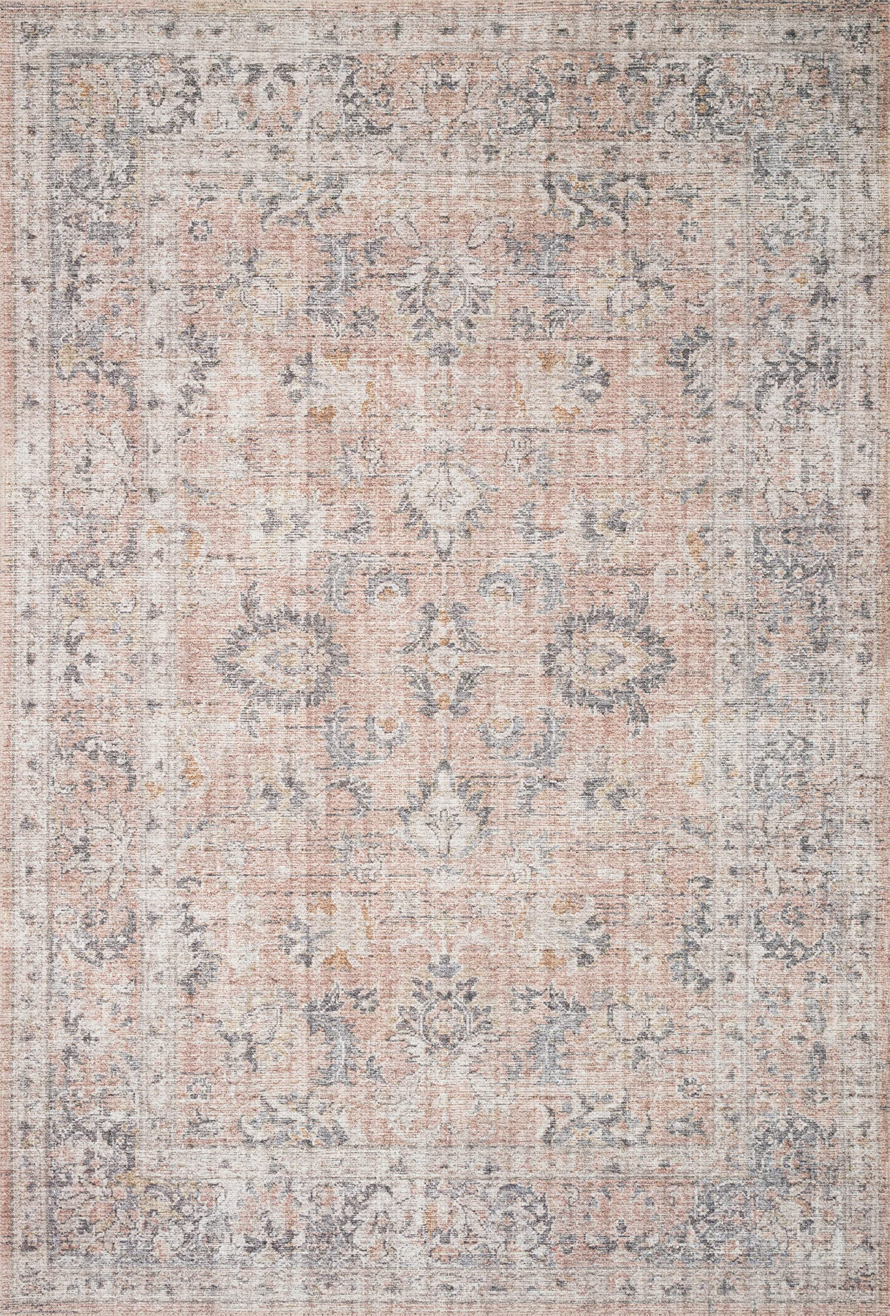 Loloi II Skye Collection SKY-01 Blush/Grey 6'-0" x 9'-0" Area Rug | Amazon (US)
