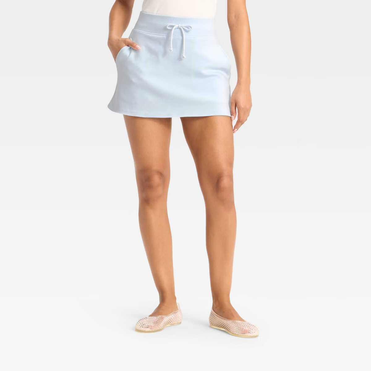Women's Mid-Rise Interlock Skort - Wild Fable™ | Target
