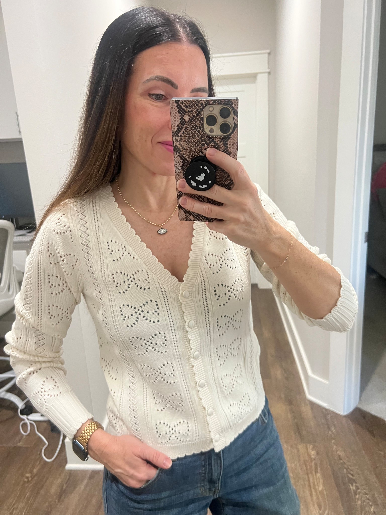 Cutest new cardigan!  Sizes up to medium.  

#LTKOver40