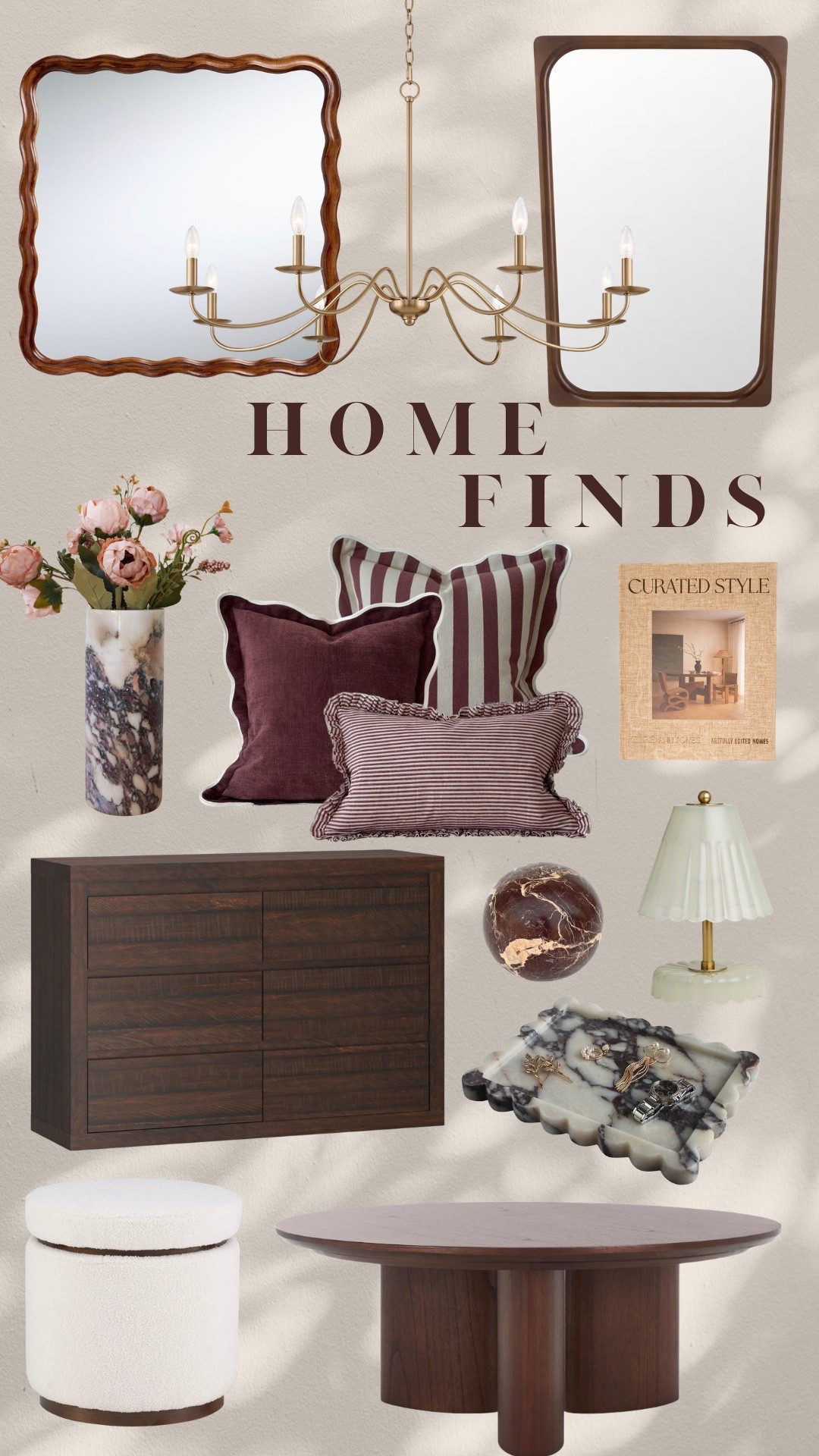 Rich tones, soft textures, and pieces that instantly warm up your space 🤎

If you’ve been wanting to bring in deeper wood finishes, marble accents, and cozy layers—this mix is it. From statement lighting to elevated everyday decor, these finds make your home feel curated without feeling overdone ☺️✨

Think: timeless, warm, and effortlessly pulled together.

#LTKHome #LTKFinds #LTKStyle

#LTKSeasonal #LTKHome #LTKSaleAlert