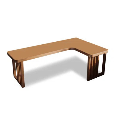 Solid Wood L-Shape Writing Desk | Wayfair North America