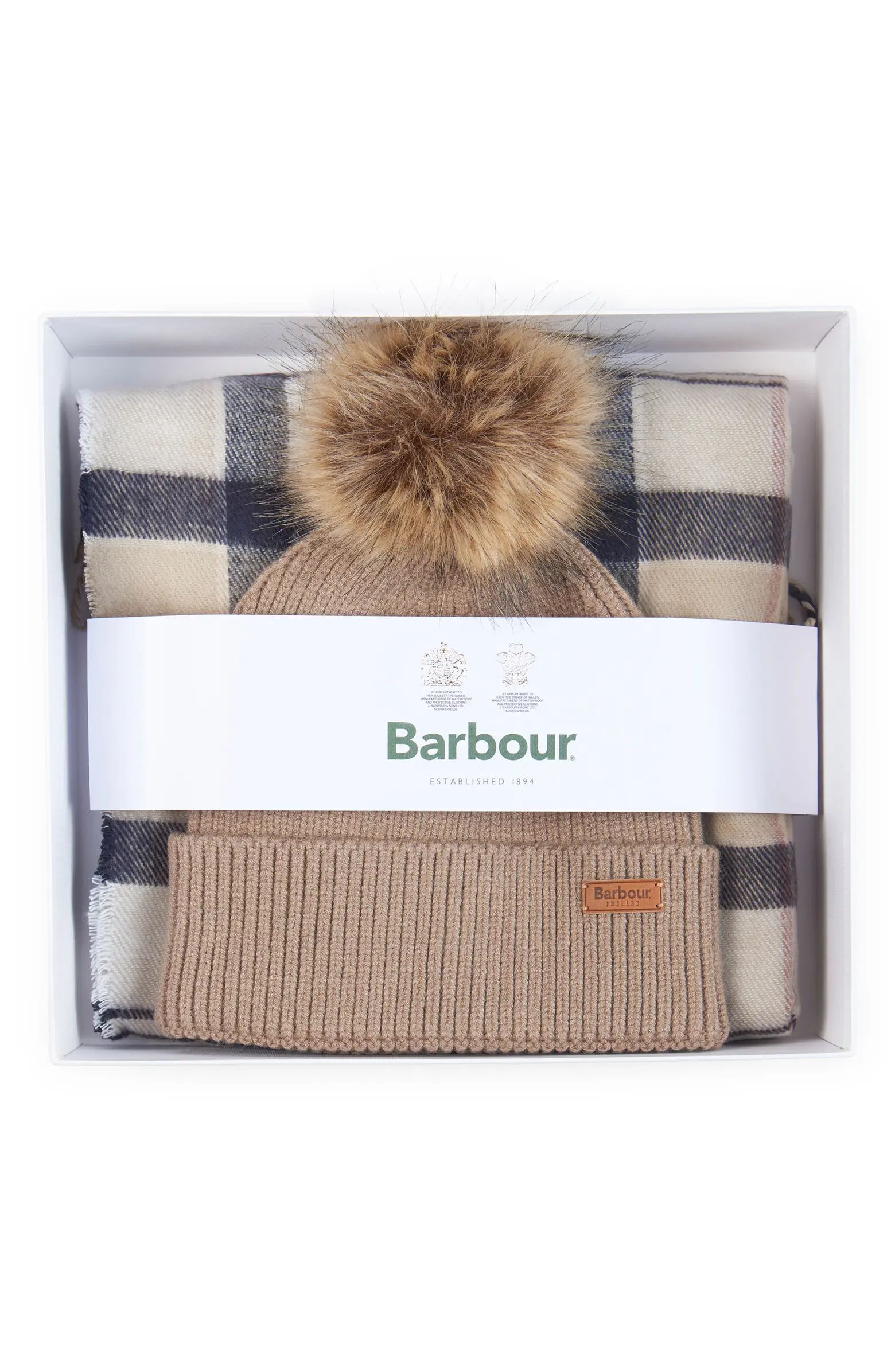 Barbour Dover/Hailes Beanie & Scarf Gift Set | Nordstrom | Nordstrom