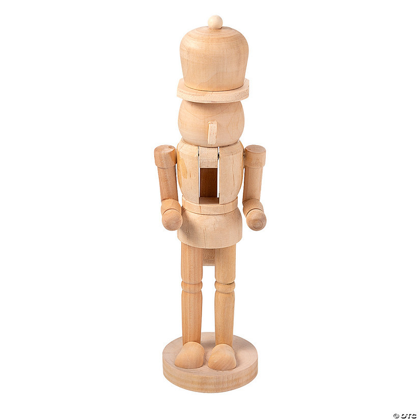 DIY 3D Unfinished Wood Nutcrackers - 2 Pc. | Oriental Trading Company
