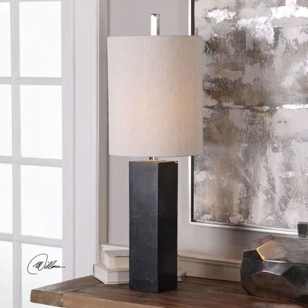 Uttermost Delaney Marble Column Accent Lamp | Bed Bath & Beyond