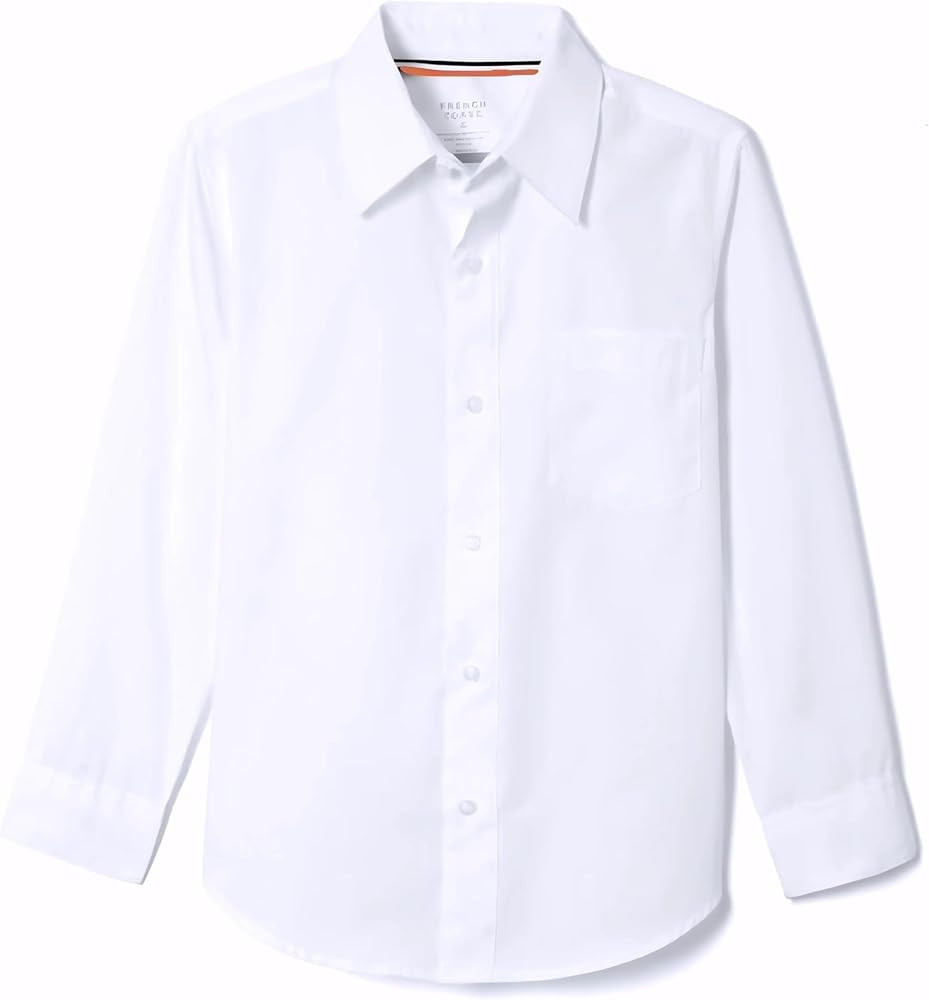 French Toast Boys' Expandable Collar Button Down Dress Shirt with Long Sleeves (Standard & Husky) | Amazon (US)