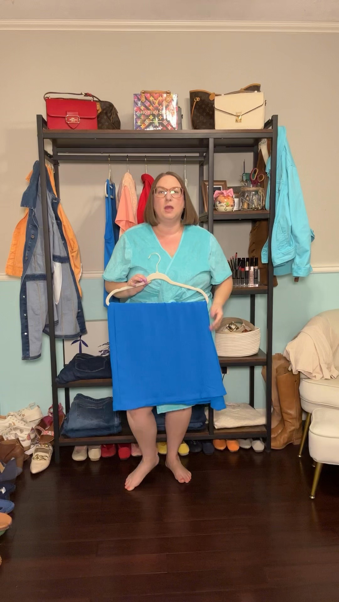 Skirt is from last year (brand is Nine West from Kohls) but this gorgeous blue is no longer available. I rounded up some other skirts that could work if you want to recreate these looks. 

Everything marked “exact” are the exact items but different colors  
