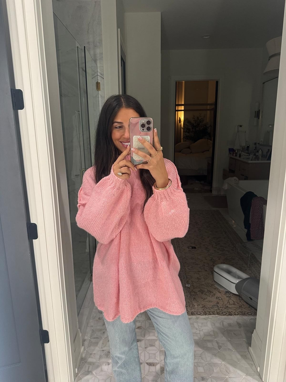 Amazon bat wing sweater // could be such a cutie Valentine’s Day look!

sweater: medium
jeans: 4/6, 27”

Amazon, amazon finds, Amazon style, sweater, jeans, denim, batwing sweater, Dede Raad, Dress Up Buttercup, mom of 3

#LTKFindsUnder100 #LTKFindsUnder50