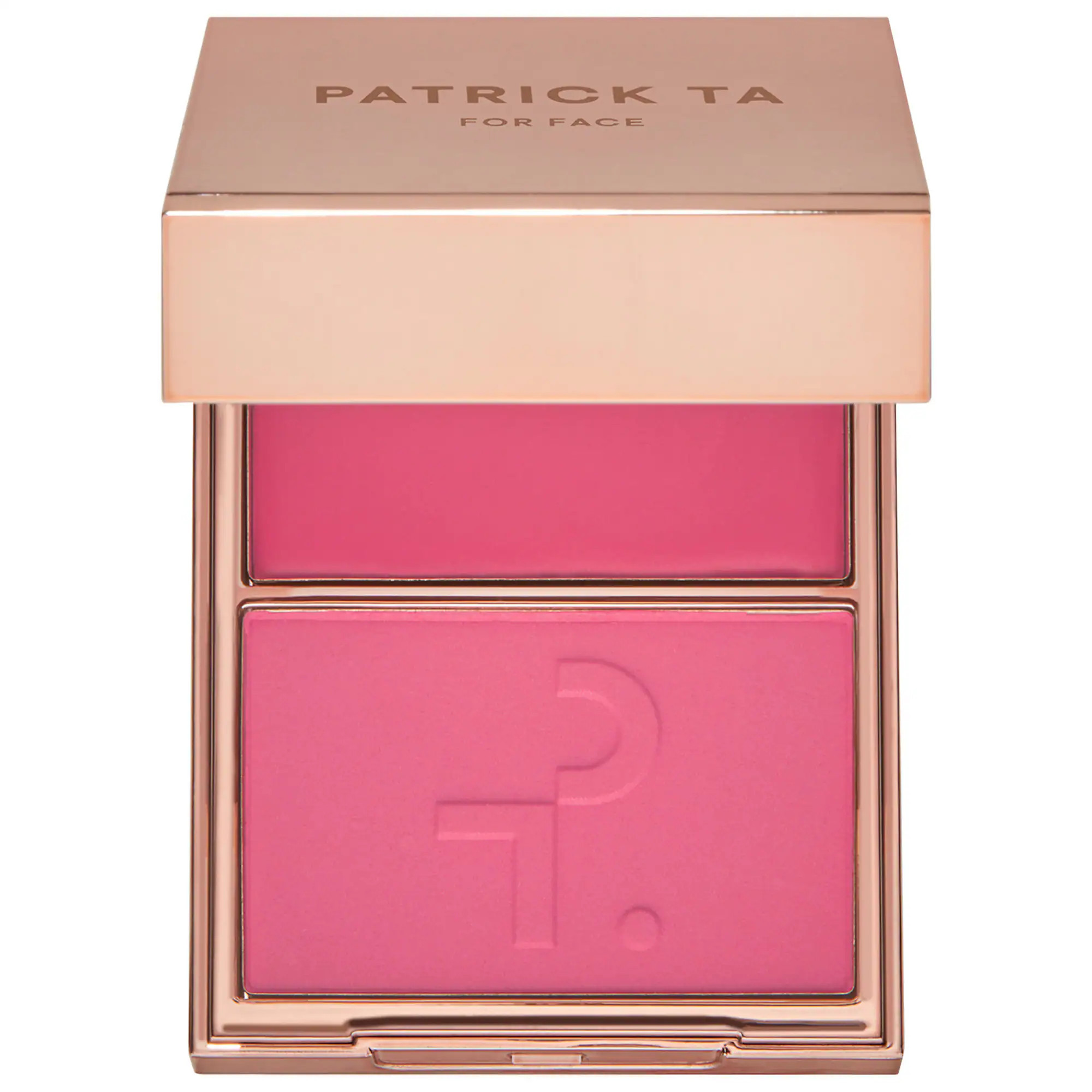 PATRICK TA Major Headlines Double-Take Crème & Powder Blush Duo She's a Doll 0.21 oz crème and 0.14 oz powder / 6 g crème and 4 g powder | Sephora (US)