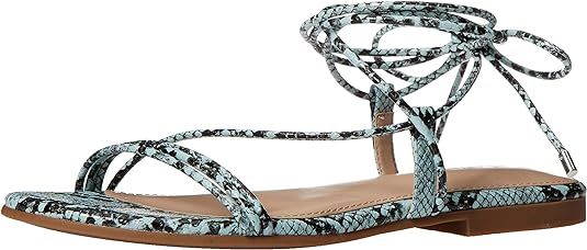 The Drop Women's Samantha Flat Strappy Lace-Up Sandal | Amazon (US)