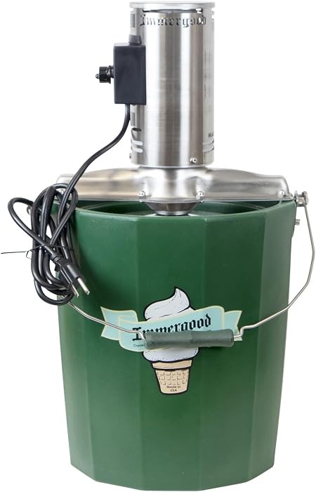 6 qt. PREMIUM Electric Ice Cream Maker - Stainless Steel - Leakproof Tub | Amazon (US)