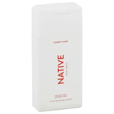 Native Body Wash Candy Cane 11.5oz Sulfate and Paraben Free Soap | Walmart (US)