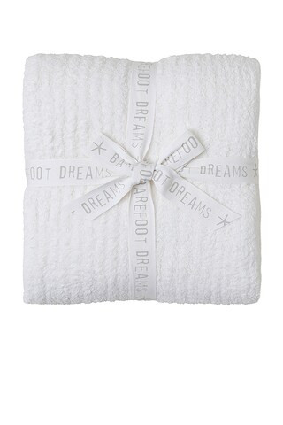 Barefoot Dreams CozyChic Ribbed Throw in Pearl from Revolve.com | Revolve Clothing (Global)