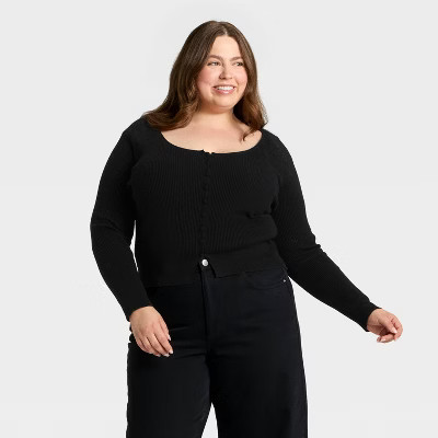 Women's Scoop Neck Cardigan Sweater - Universal Thread™ | Target