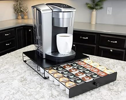 Nifty Coffee Pod Drawer – Compatible with K-Cups, 36 Pod Pack Holder, Non-Rolling, Compact Unde... | Amazon (US)