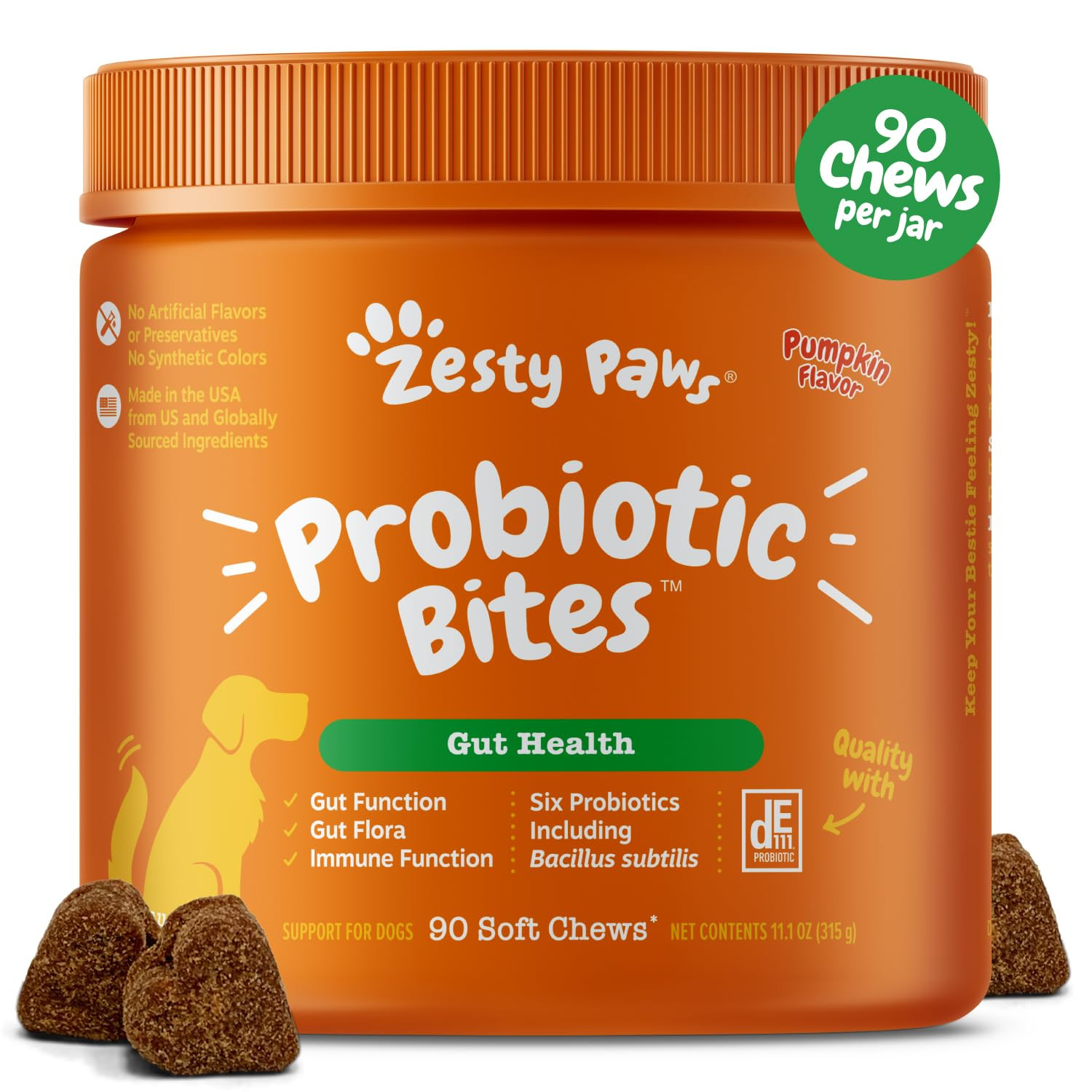 Zesty Paws Probiotics for Dogs - Digestive Enzymes for Gut Flora, Digestive Health, Diarrhea & Bo... | Amazon (US)