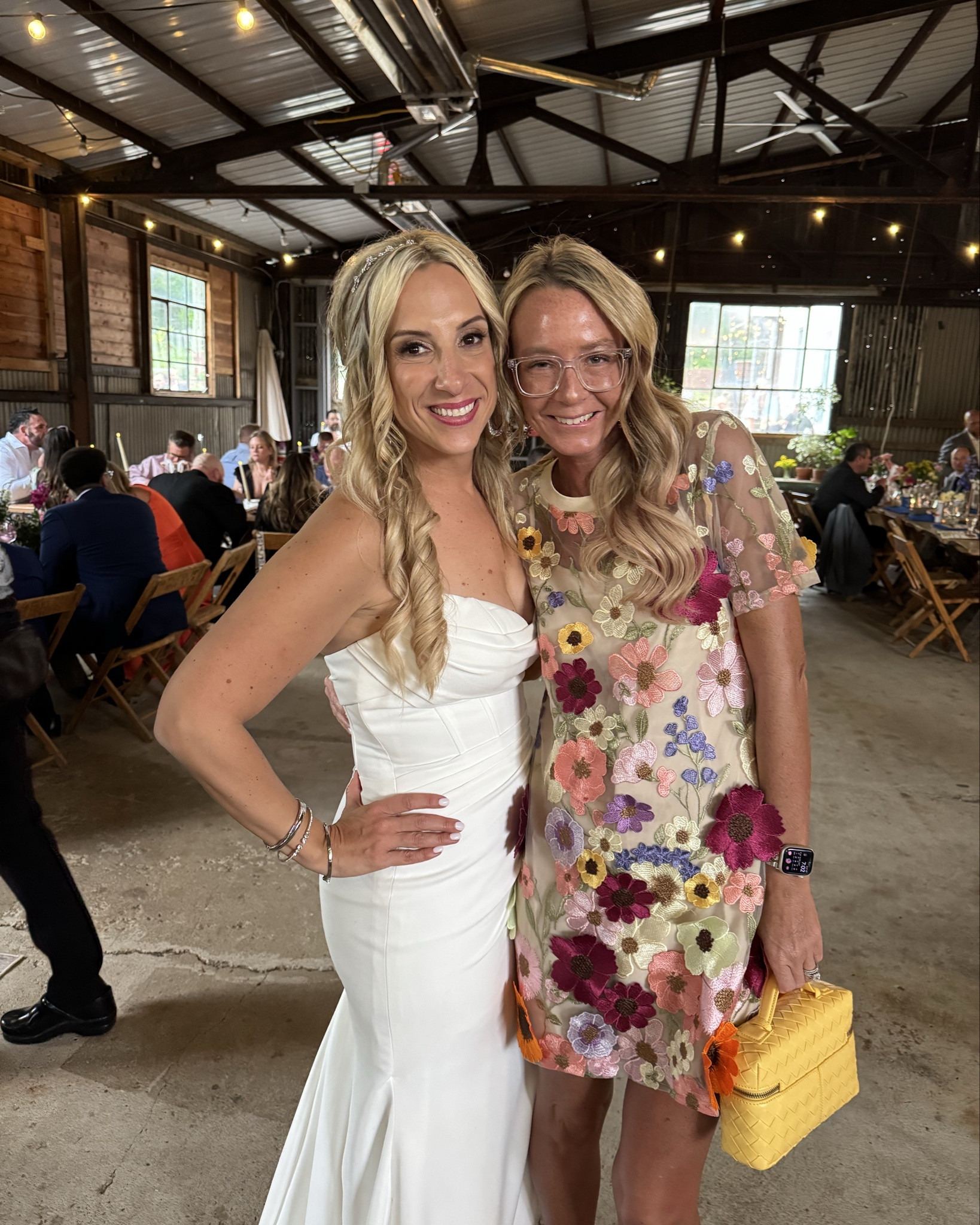 I’ll be honest, this dress was a little outside my comfort zone. Mostly because it’s pretty trendy, but I thought it would work well for a spring wedding. 

I was SHOCKED by the amount of DMs I got asking for details after posting these photos to my instagram story. Unfortunately, by the time the wedding rolled around, the dress was already sold out in all sizes. 

Buuut, it’s your lucky day! It appears they’ve restocked this dress in both the xs and small sizes today. (I’m wearing the xs.) If you like this dress, jump on it before it sells out again. I doubt they will restock sizes twice. 

I’m also linking my cute little yellow bag  

#LTKOver40 #LTKWedding #LTKSeasonal