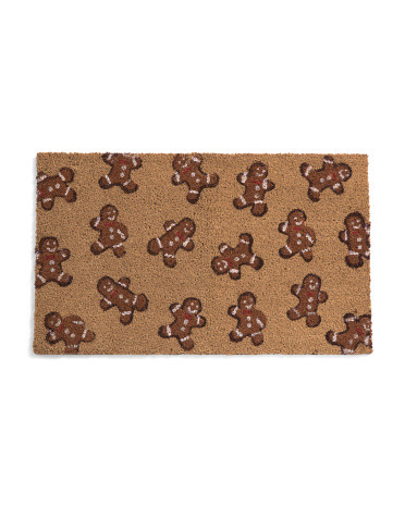 18x30 Coir Gingerbread Doormat | TJ Maxx