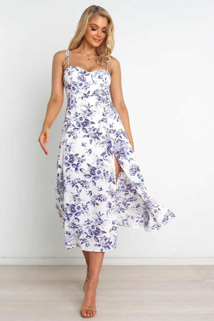 Azelia Dress - Blue Floral | Petal & Pup (US)