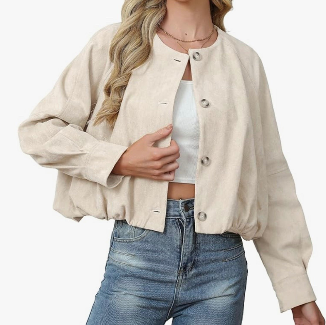 Amazon

Women’s Cropped Faux Suede Jacket Casual Collarless Short Bomber Jackets Button Up Fall Spring Open Front Coat

#LTKOver40 #LTKSaleAlert