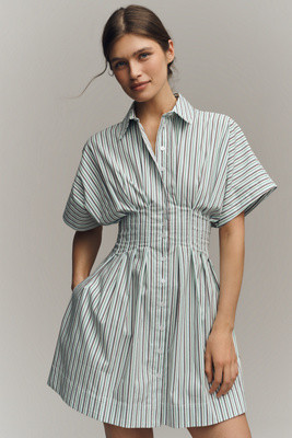 The Tobie Mini Shirt Dress by Exquise | Anthropologie (US)