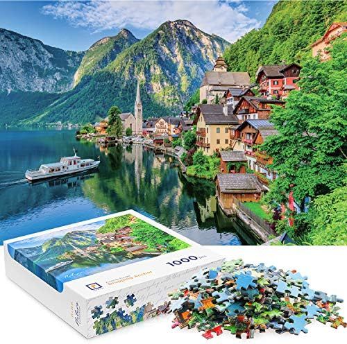 Jigsaw Puzzles 1000 Pieces for Adults - Jigsaw Puzzle Depicts The Hallstatt Austria - Premium Qua... | Amazon (US)
