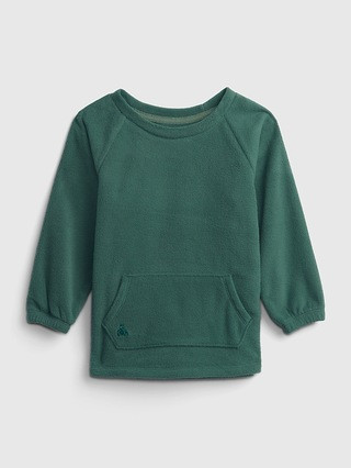 Toddler 100% Recycled Polyester Fleece Crewneck Sweatshirt | Gap (US)