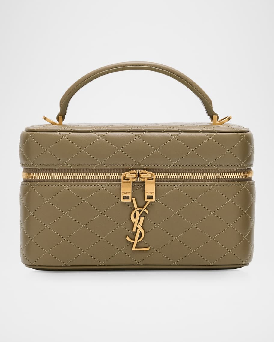 Saint Laurent Gaby Vanity Quilted Leather Bag | Neiman Marcus