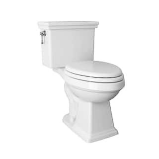 American Standard Lexington Tall Height 2-Piece 1.28 GPF Single Flush Elongated Toilet with Slow ... | The Home Depot