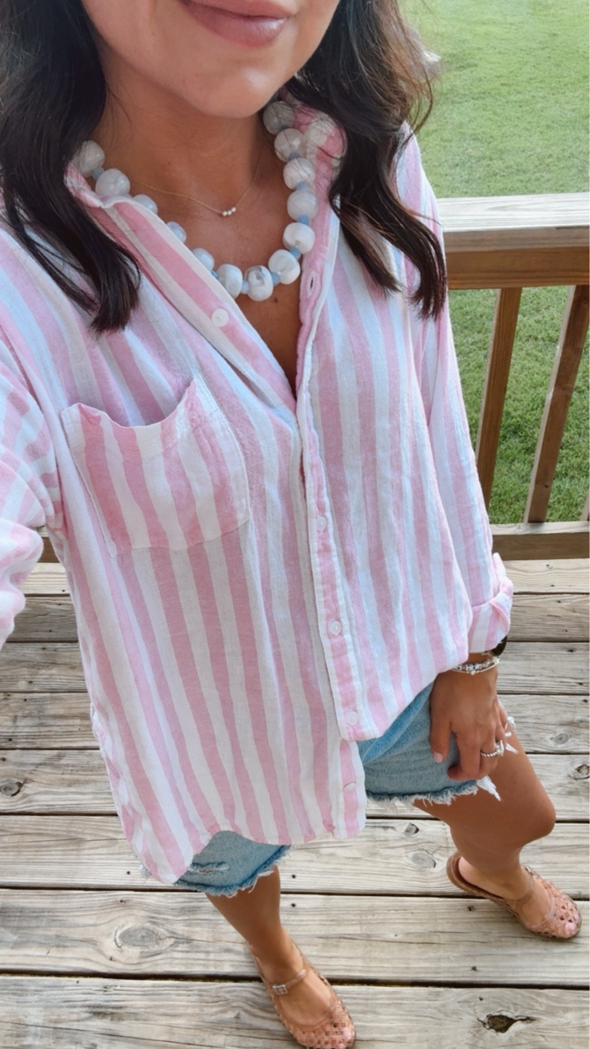 My favorite summer outfit 🩷

#LTKootd #LTKmomlife #LTKPetite