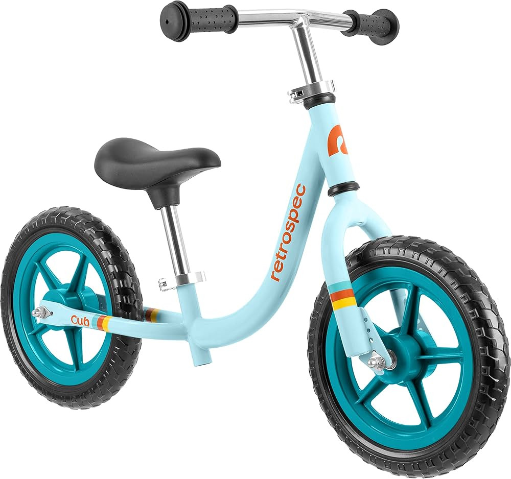 Retrospec Cub Toddler 12" Balance Bike, 18 Months - 3 Years Old, No Pedal Beginner Kids Bicycle f... | Amazon (US)