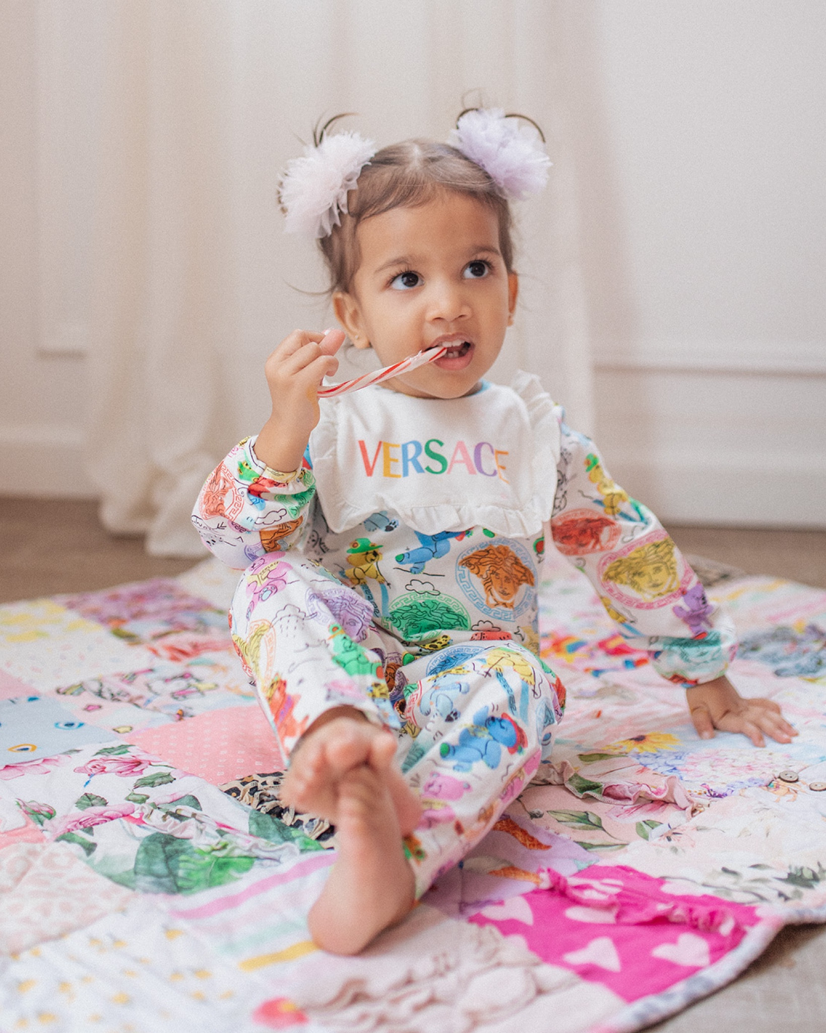 Versace baby teddy town multicolor rainbow romper onesie on sale 

#LTKsalealert #LTKkids #LTKbaby