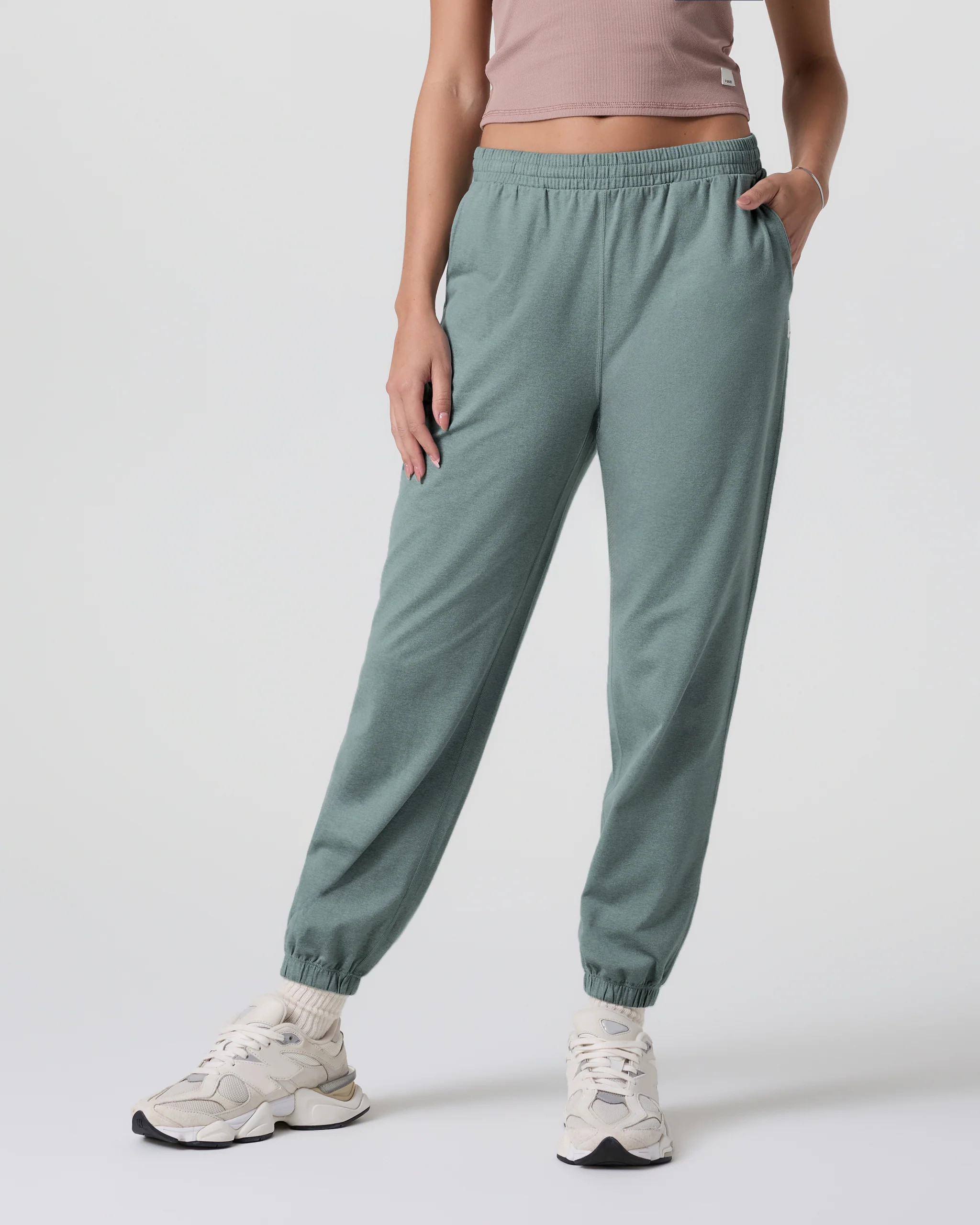Boyfriend Sweatpant | Vintage Pistachio Heather | Vuori | Vuori Clothing (US & Canada)