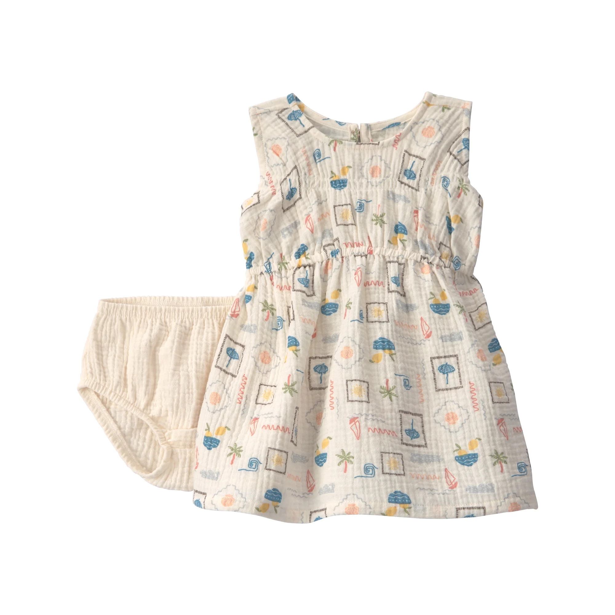 Carter's Child of Mine Baby Girl Dress Set, 2-Piece, Sizes 0/3-24 Months | Walmart (US)
