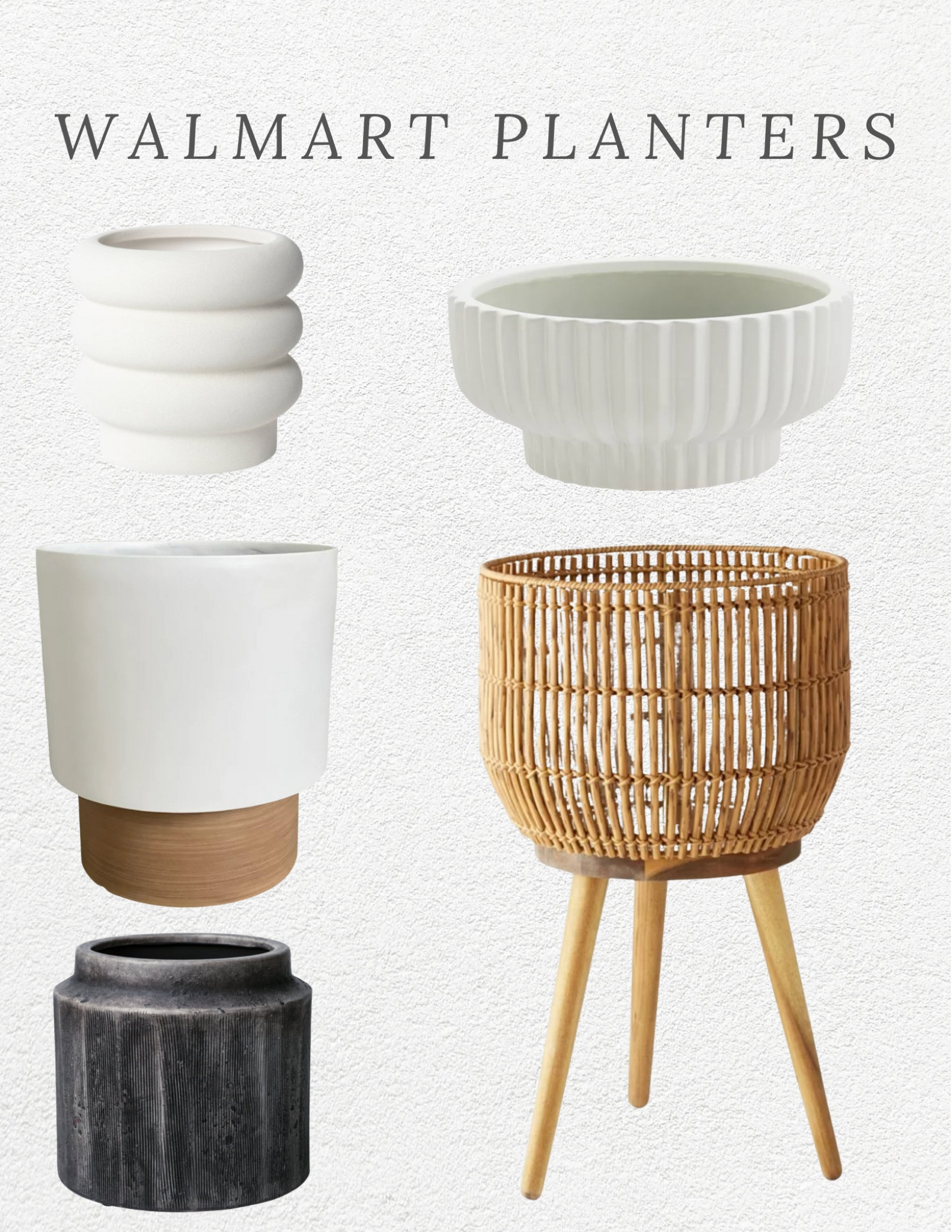 Affordable planters!!! #walmartpartner #walmarthome @walmart 

#LTKhome #LTKSeasonal