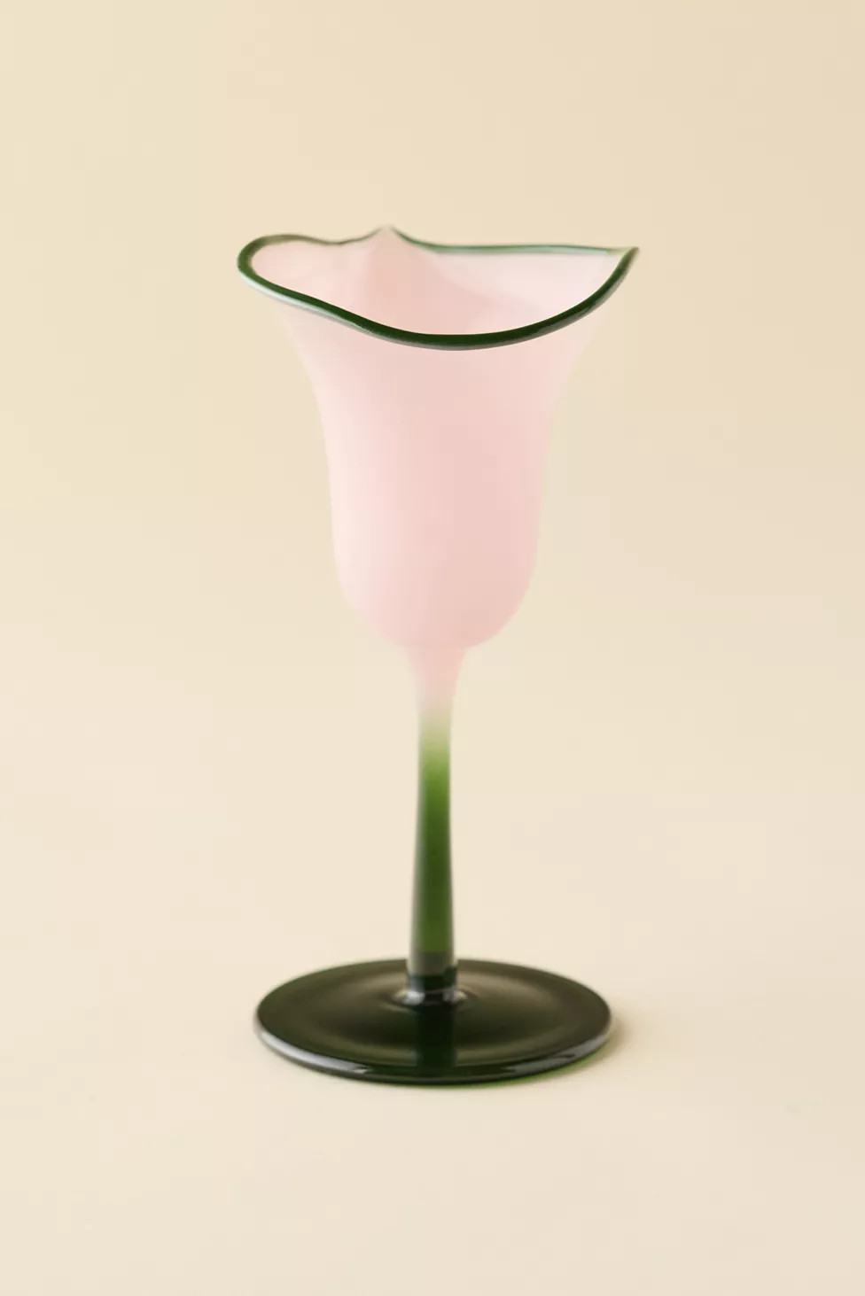 Calla Lily Sculpted Glass Champagne Flute | Urban Outfitters (US and RoW)