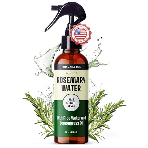 IQNATURAL Rosemary Water Spray for Hair Growth - Made in the USA - Rosemary Spray for Hair, Root Enhancer - Strengthen, Moisturize, Thicken, Repair - Rosemary Hair Spray - 4oz | Amazon (US)