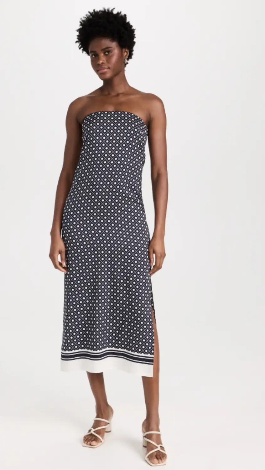 Strapless Midi Dress | Shopbop