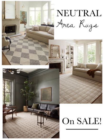 Neutral area rugs! On sale! 

#LTKHome #LTKFamily #LTKSaleAlert
