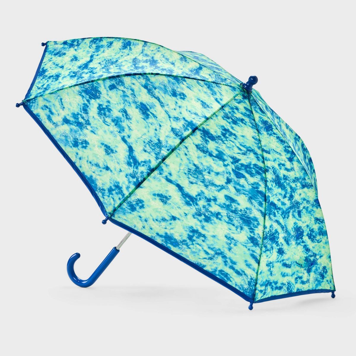 Kids' Tie Dye Stick Umbrella - Cat & Jack™ Blue/Green | Target