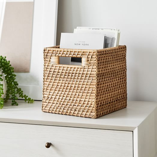 Modern Weave Storage Cubby | West Elm (US)