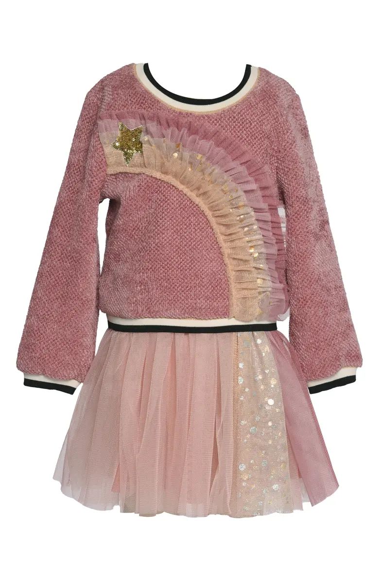 Kids' Rainbow Ruffle Sweater & Skirt Set | Nordstrom