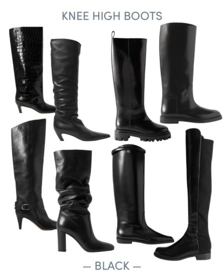Knee high boots - black edition! A staple for any Fall/Winter wardrobe 🖤

#LTKSeasonal #LTKstyletip #LTKitbag