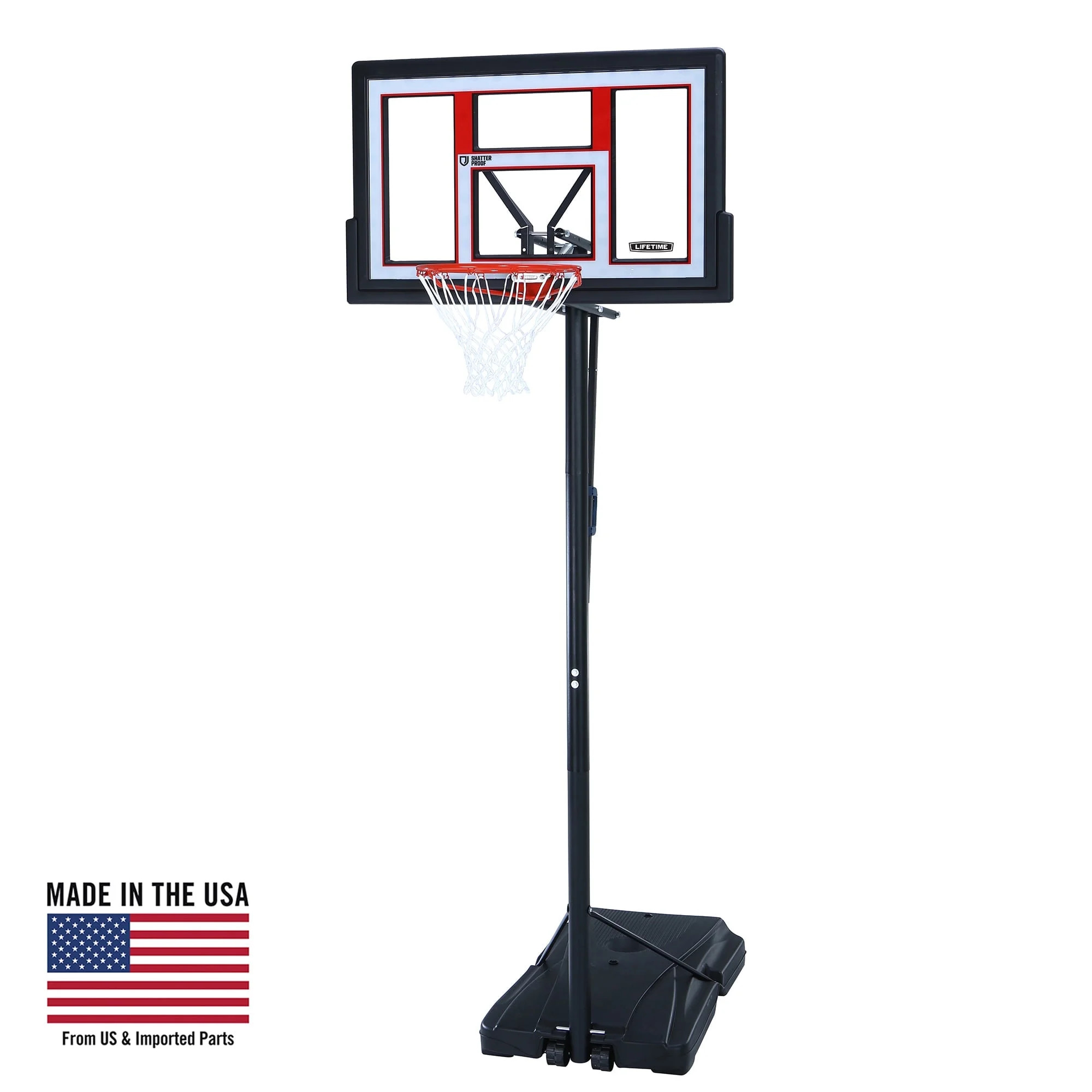 Lifetime Adjustable Portable Basketball Hoop (50-Inch Polycarbonate) - 90271 - Walmart.com | Walmart (US)