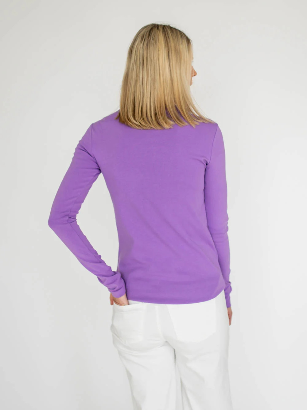 Crème de la Crème Tall Tee - Violet | Amalli Talli