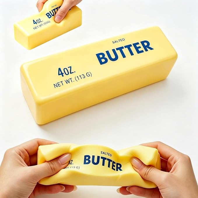 Butter Squishies Toys for Kids, Slow Rising Squishy Butter Stick, Slow Rise Squishies, Soft Squee... | Amazon (US)