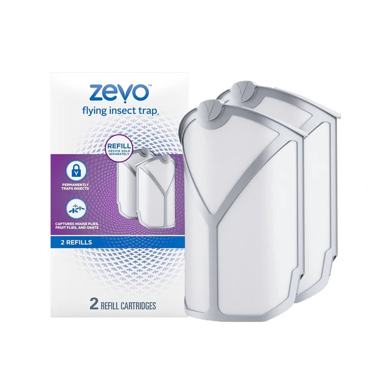 Zevo Flying Insect Trap, Fly Trap Refill Cartridges (2 Refill Cartridges) | Walmart (US)