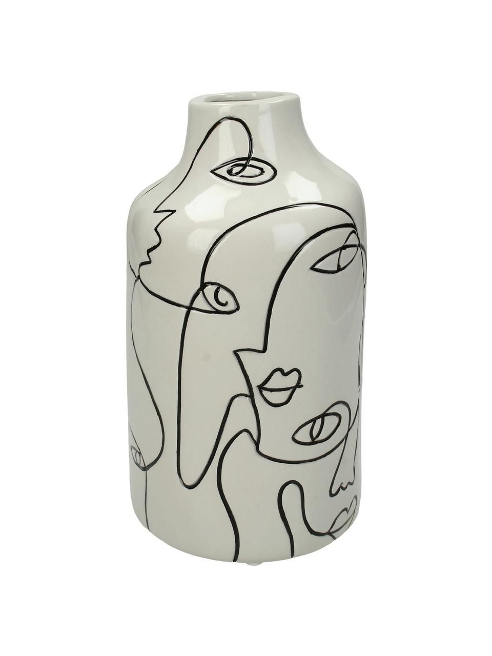 Design-Vase Faces aus Steingut | WestwingNow EU