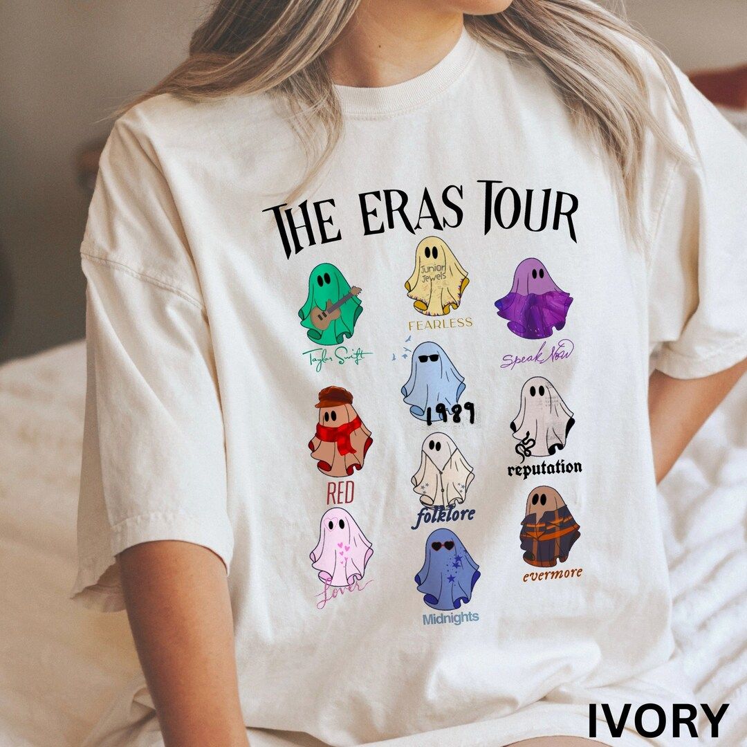 The Eras Tour Cute Ghosts Cottage Core Shirt Taylor Ghost - Etsy | Etsy (US)