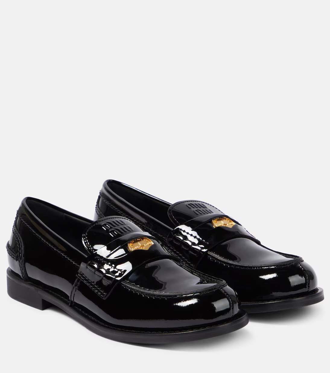 Patent leather loafers | Mytheresa (UK)